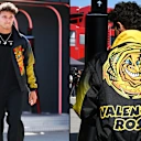Ikon Perlumbaan Itali Lando Sporting Valentino Rossi di paddock